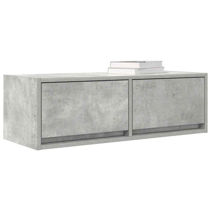 TV Cabinets 2 pcs Concrete Grey 80x31x25,5 cm Engineered Wood