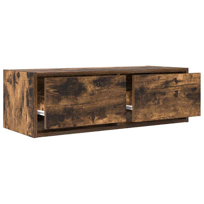TV Cabinet Smoked Oak 80x31x25.5 cm Engineered Wood