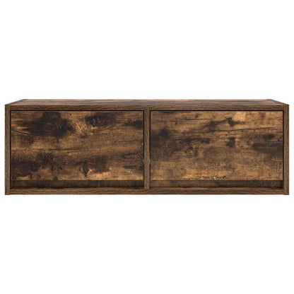 TV Cabinet Smoked Oak 80x31x25.5 cm Engineered Wood
