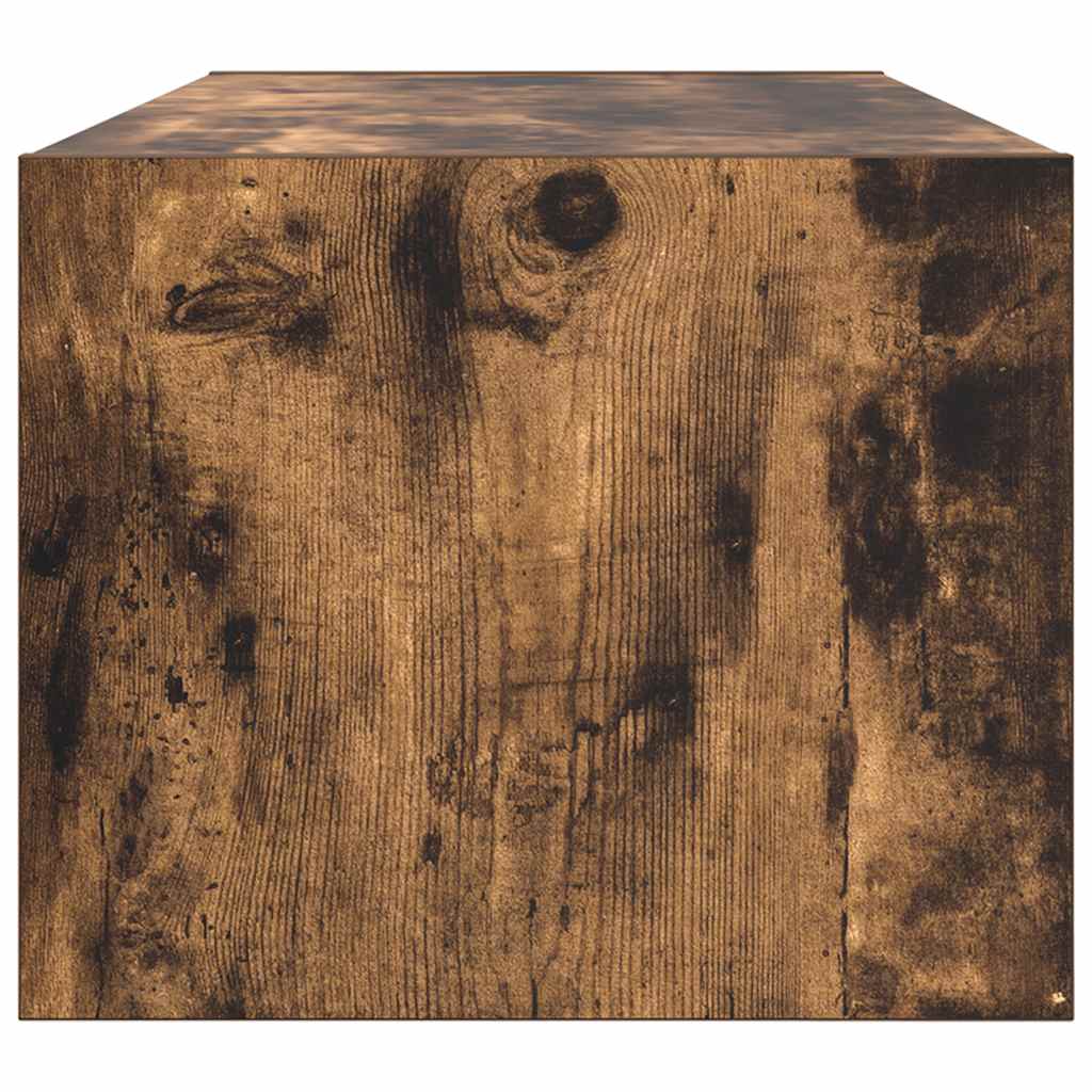 TV Cabinet Smoked Oak 80x31x25.5 cm Engineered Wood