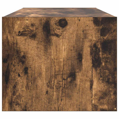 TV Cabinet Smoked Oak 80x31x25.5 cm Engineered Wood