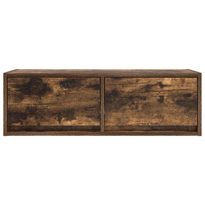 TV Cabinets 2 pcs Smoked Oak 80x31x25.5 cm Engineered Wood