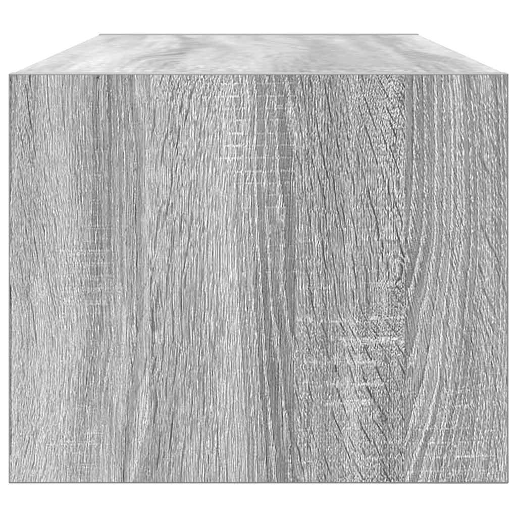 TV Cabinet Grey Sonoma 80x31x25.5 cm Engineered Wood