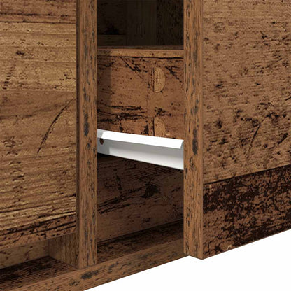 TV Cabinets 2 pcs Old Wood 80x31x25.5 cm Engineered Wood
