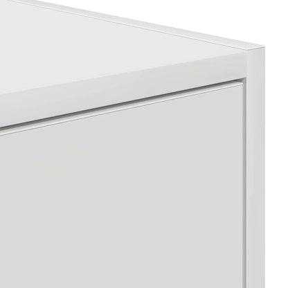 TV Cabinet with Drawer White 100 x 31 x 25.5 cm Engineered wood