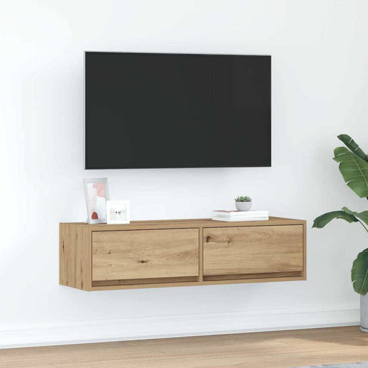 TV Cabinet Artisan oak 100 x 31 x 25.5 cm Engineered wood