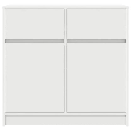 Sideboard with Drawer White 80x34x76 cm Engineered Wood