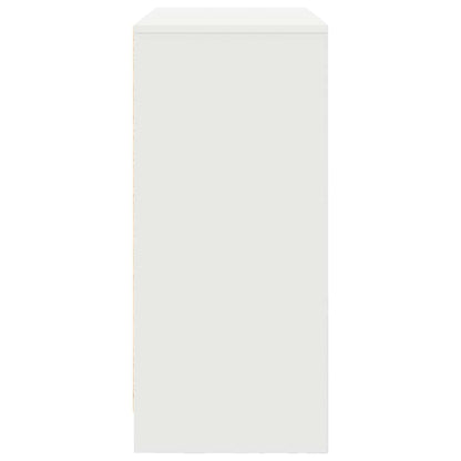 Sideboard with Drawer White 80x34x76 cm Engineered Wood