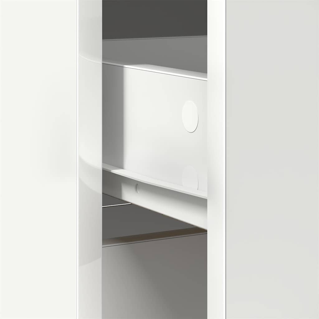 Sideboard with Drawer White 80x34x76 cm Engineered Wood