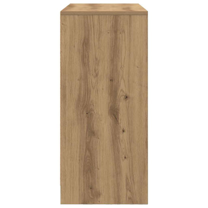 Sideboard with Drawer Artisan Oak 80x34x76 cm Engineered Wood