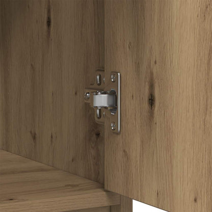 Sideboard with Drawer Artisan Oak 80x34x76 cm Engineered Wood