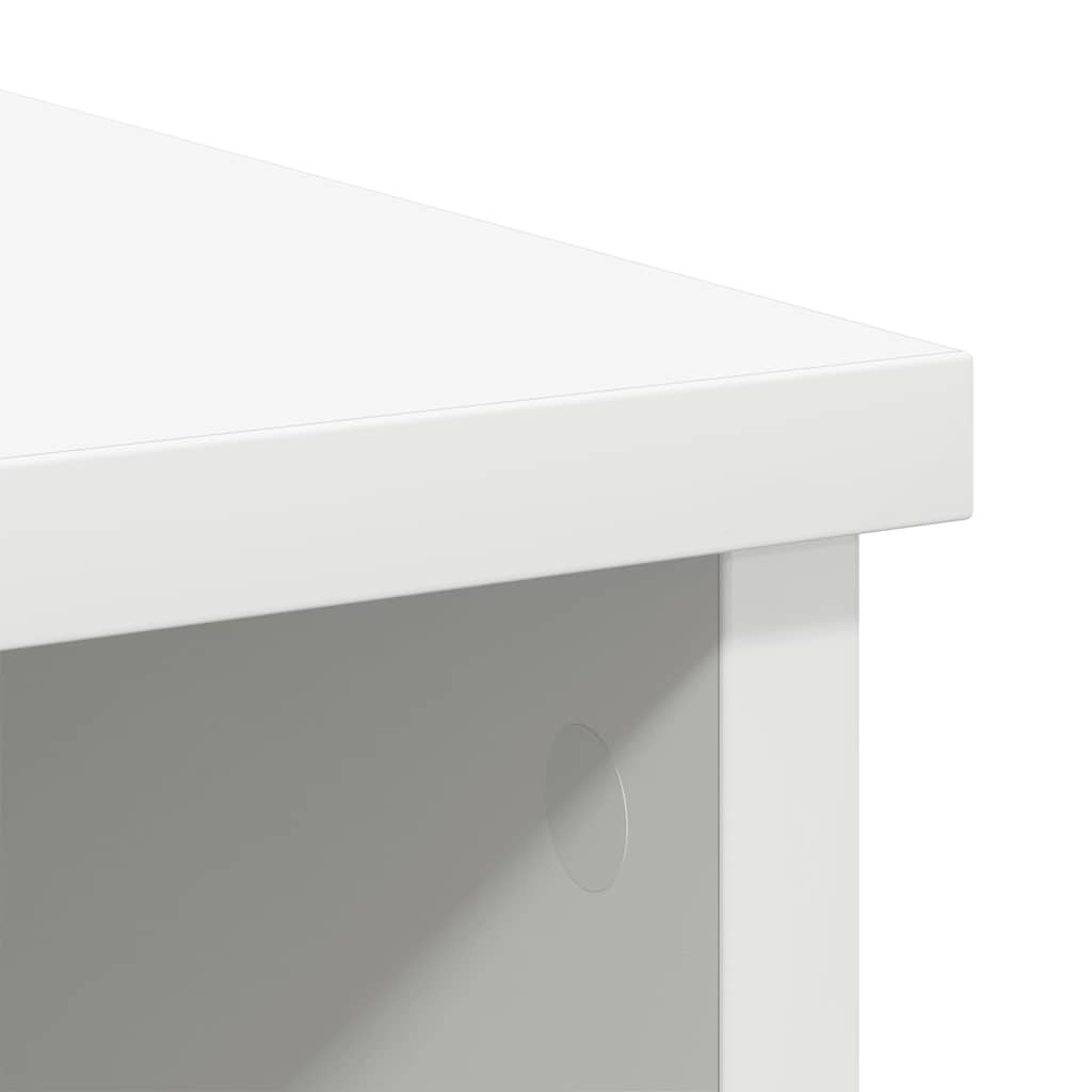 Sideboard with Drawer White 101x35x76 cm Engineered Wood