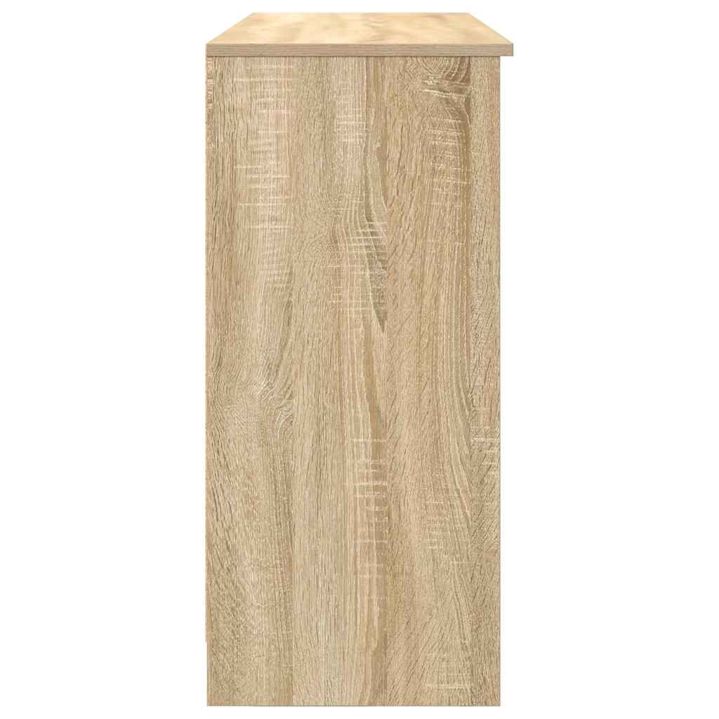 Sideboard with Drawer Sonoma Oak 101x35x76 cm Engineered Wood
