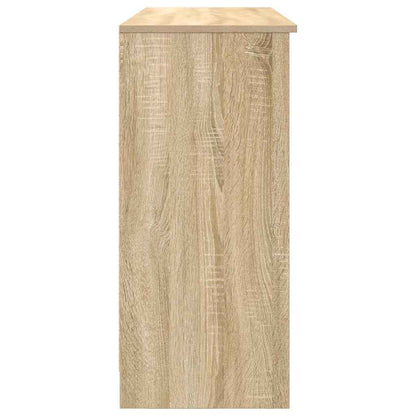 Sideboard with Drawer Sonoma Oak 101x35x76 cm Engineered Wood