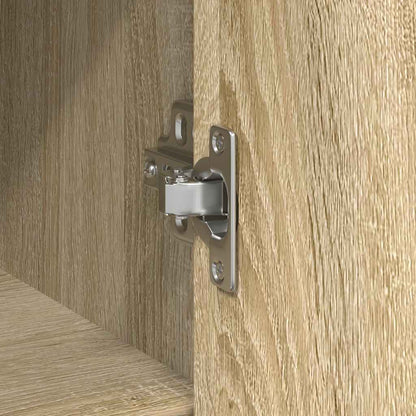 Sideboard with Drawer Sonoma Oak 101x35x76 cm Engineered Wood