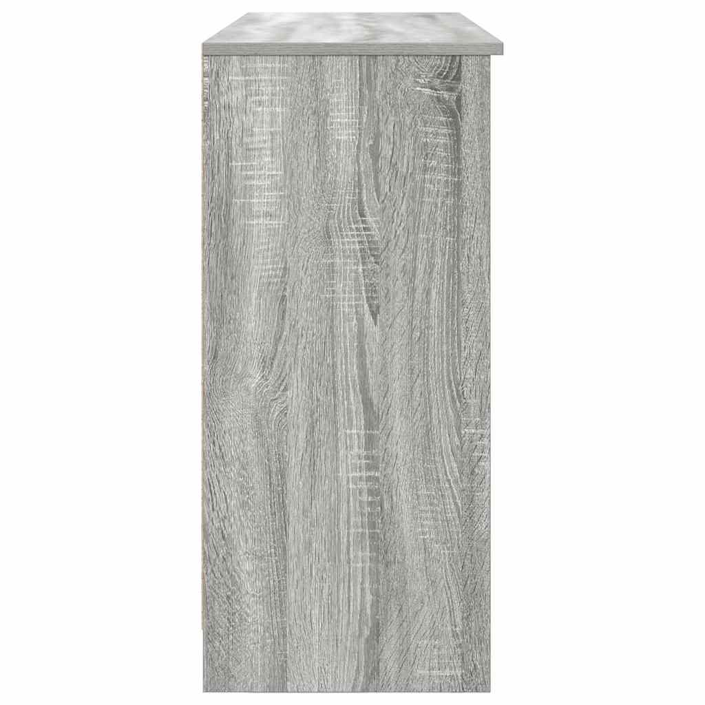 Sideboard with Drawer Grey Sonoma 101x35x76 cm Engineered Wood