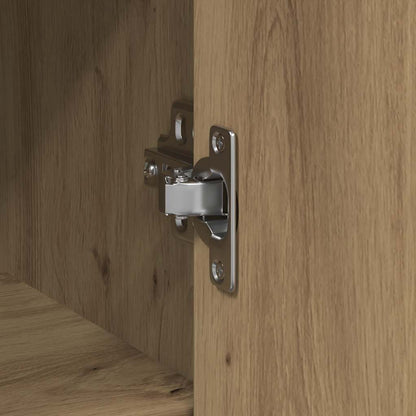 Sideboard with Drawer Artisan Oak 101x35x76 cm Engineered Wood