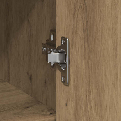 Sideboard with Drawer Artisan Oak 101x35x76 cm Engineered Wood
