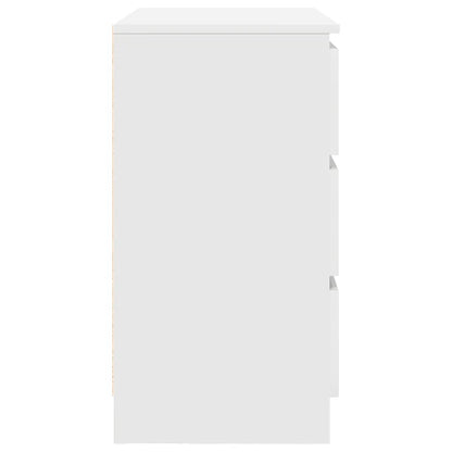 Sideboard with Drawer White 71x35x65 cm Engineered Wood