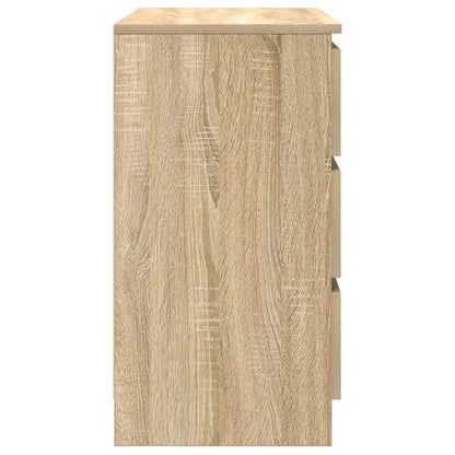 Sideboard with Drawer Sonoma Oak 71x35x65 cm Engineered Wood