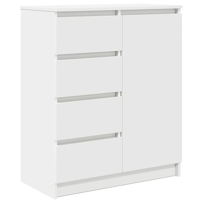 Sideboard with Drawers White 71x35x84 cm Engineered Wood