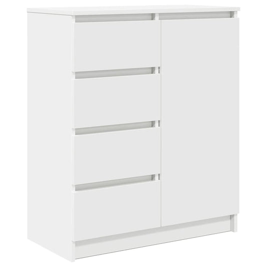 Sideboard with Drawers White 71x35x84 cm Engineered Wood