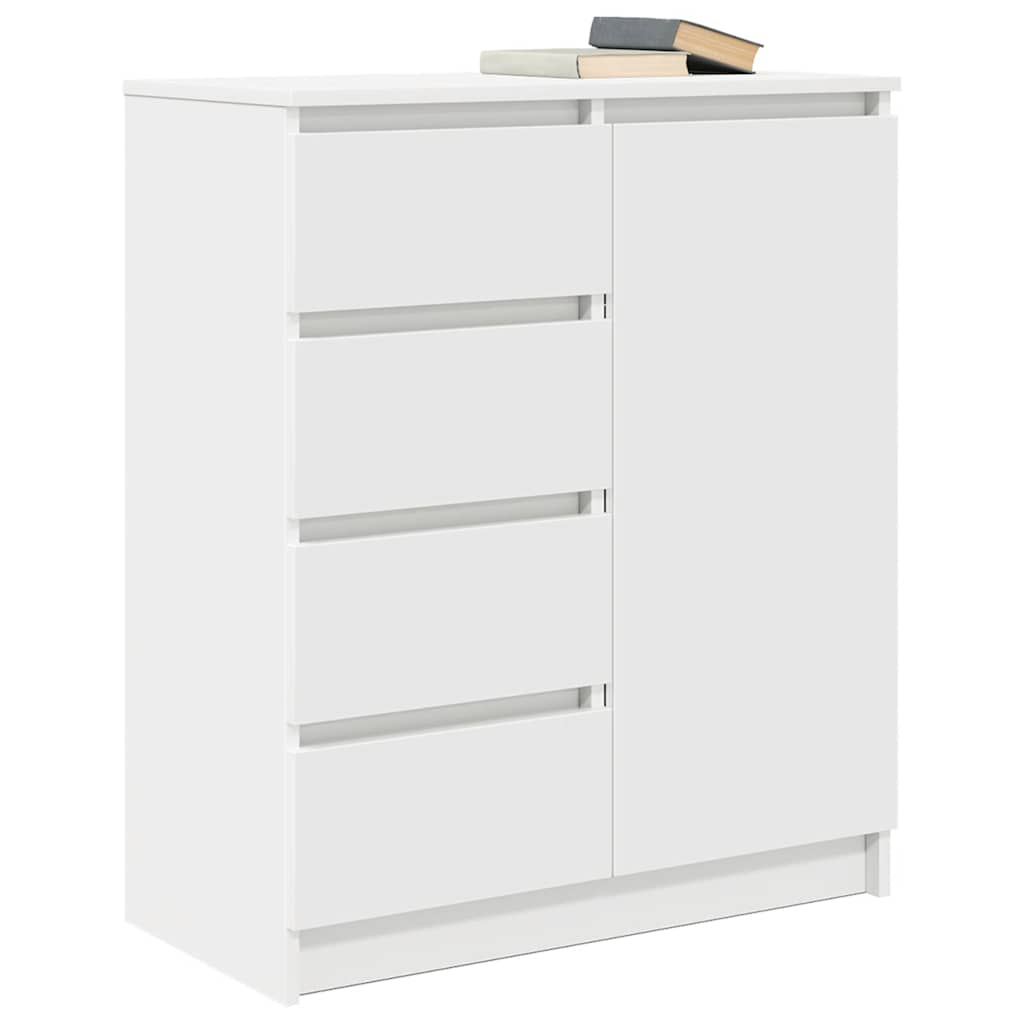 Sideboard with Drawers White 71x35x84 cm Engineered Wood