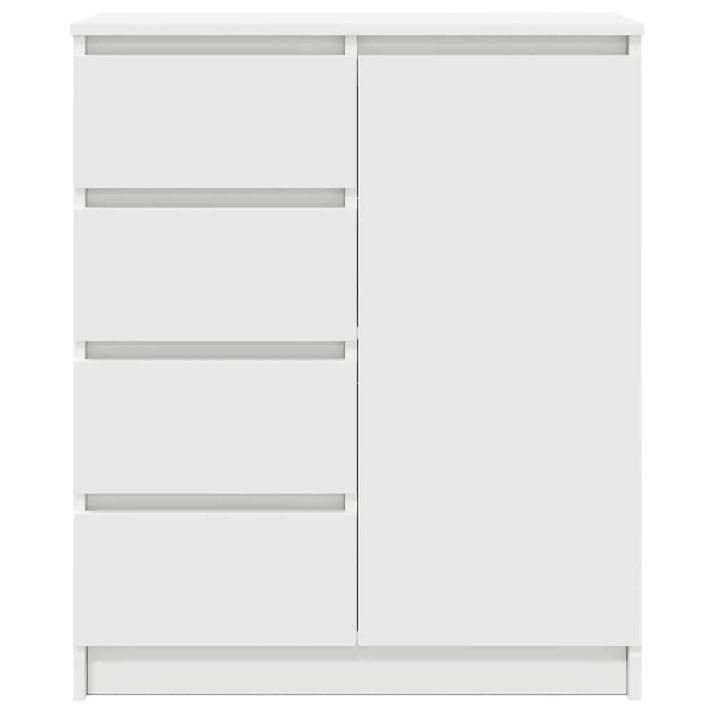 Sideboard with Drawers White 71x35x84 cm Engineered Wood