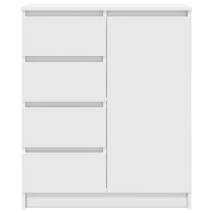 Sideboard with Drawers White 71x35x84 cm Engineered Wood