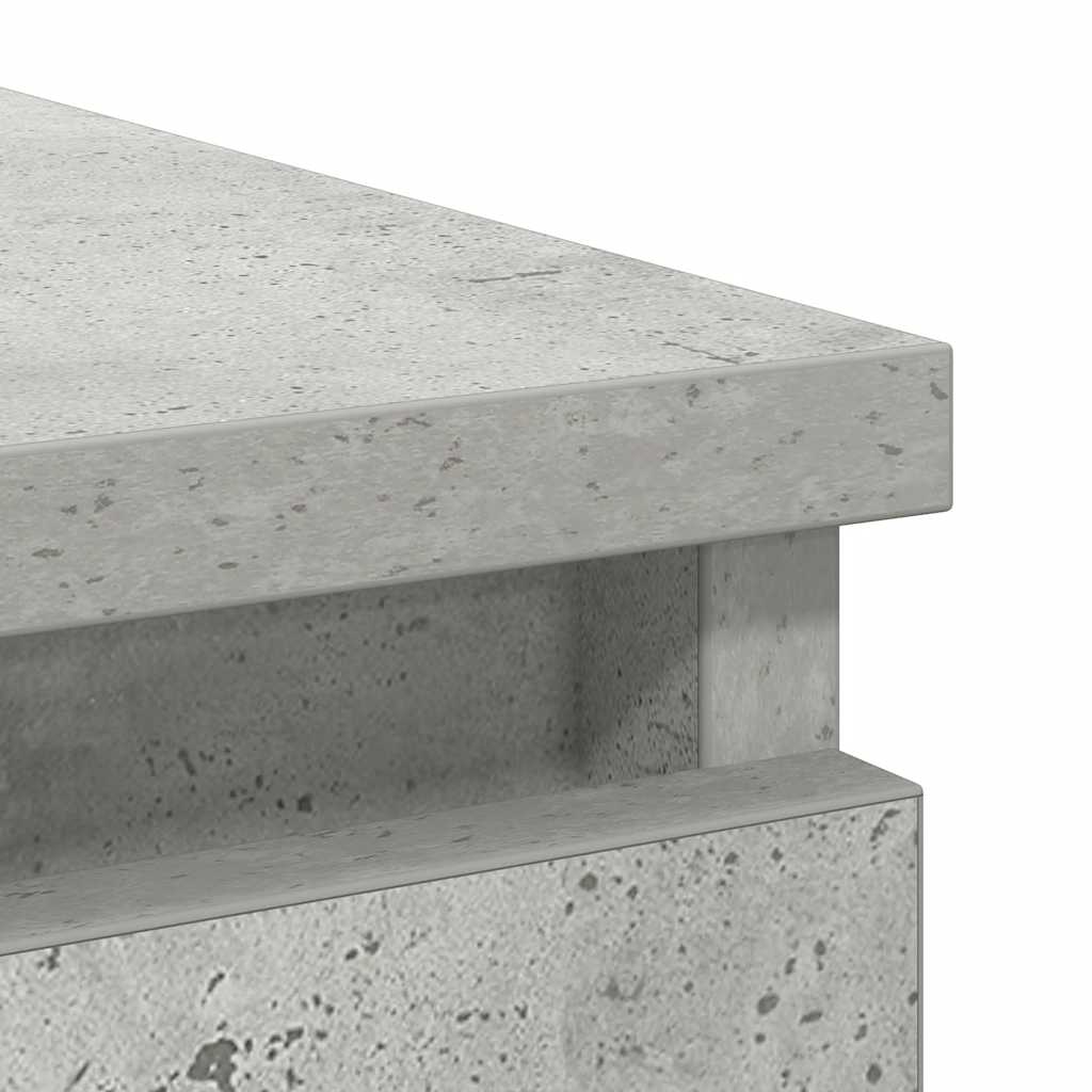 Sideboard with Drawers Concrete Grey 71x35x84 cm Engineered Wood