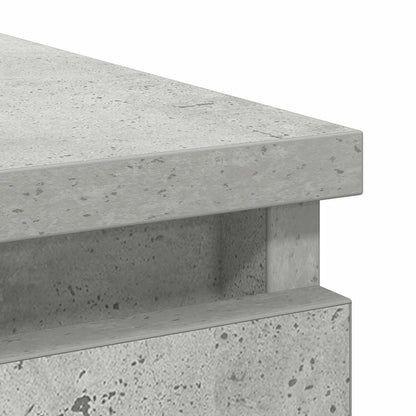 Sideboard with Drawers Concrete Grey 71x35x84 cm Engineered Wood