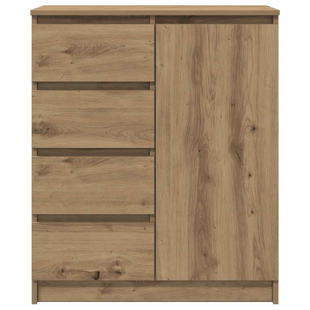 Sideboard with Drawers Artisan Oak 71x35x84 cm Engineered Wood