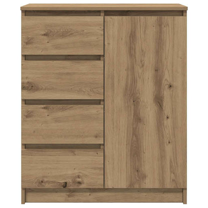 Sideboard with Drawers Artisan Oak 71x35x84 cm Engineered Wood