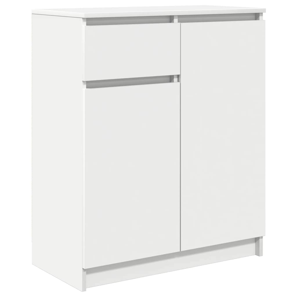 Sideboard with Drawer White 71x35x84 cm Engineered Wood