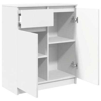 Sideboard with Drawer White 71x35x84 cm Engineered Wood