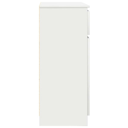 Sideboard with Drawer White 71x35x84 cm Engineered Wood