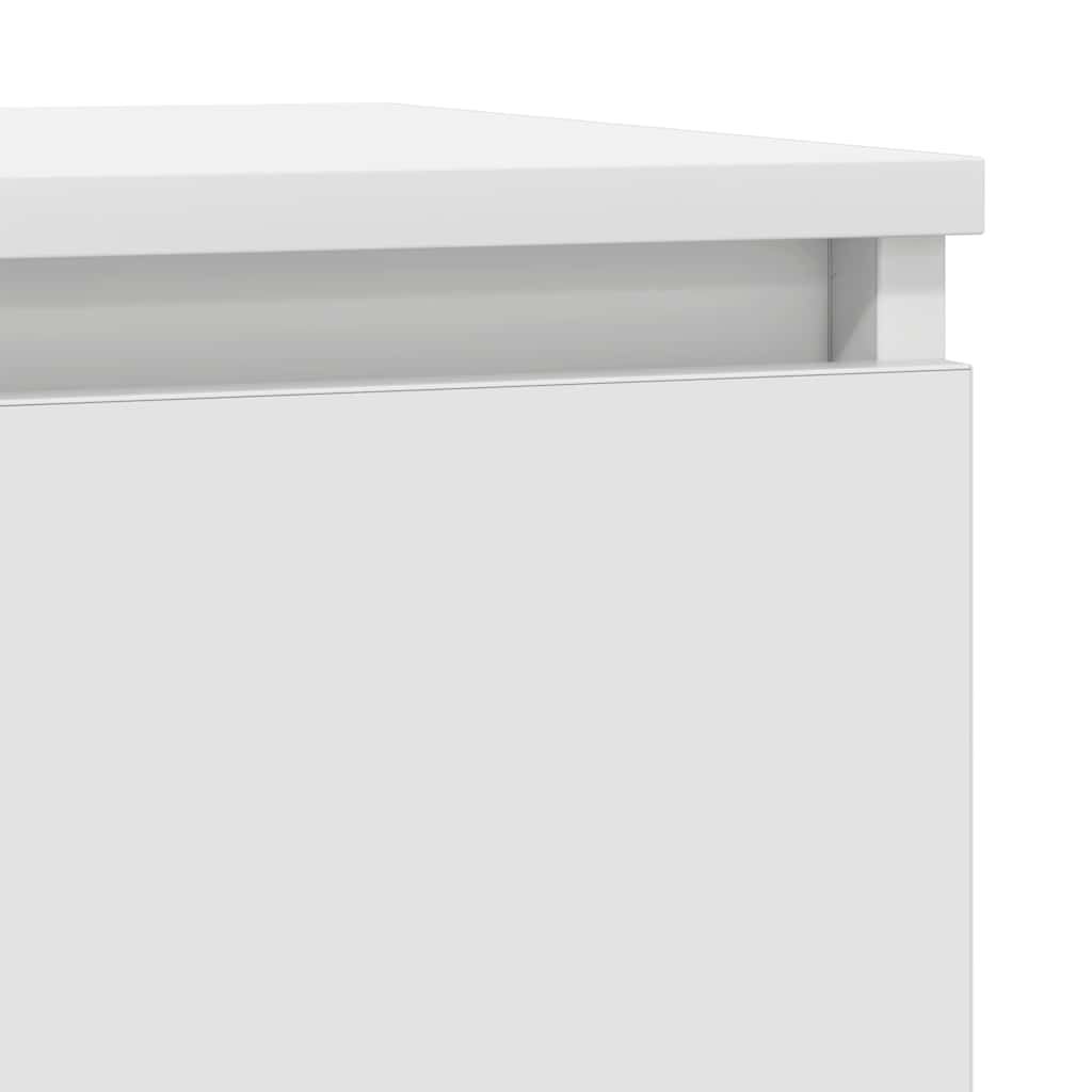 Sideboard with Drawer White 71x35x84 cm Engineered Wood