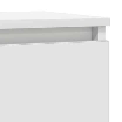 Sideboard with Drawer White 71x35x84 cm Engineered Wood