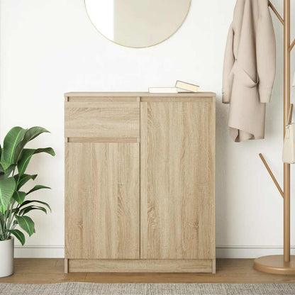 Sideboard with Drawer Sonoma Oak 71x35x84 cm Engineered Wood