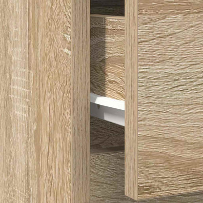 Sideboard with Drawer Sonoma Oak 71x35x84 cm Engineered Wood