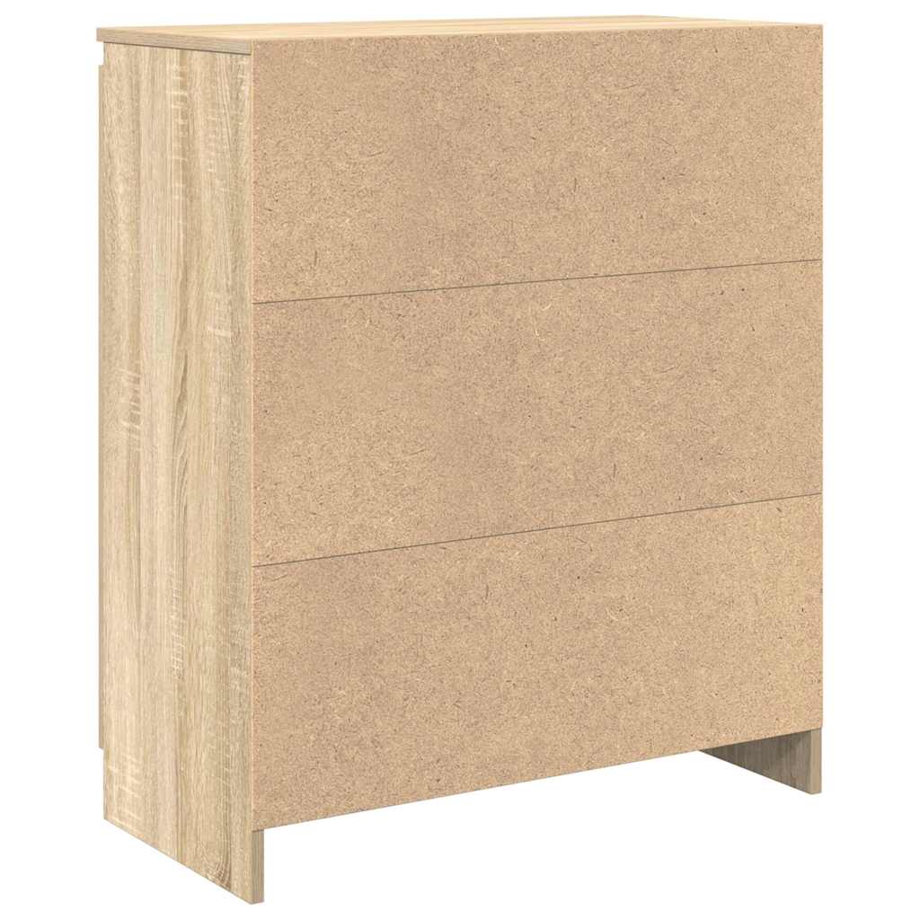 Sideboard with Drawer Sonoma Oak 71x35x84 cm Engineered Wood