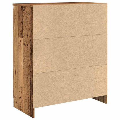 Sideboard with Drawer Old Wood 71x35x84 cm Engineered Wood