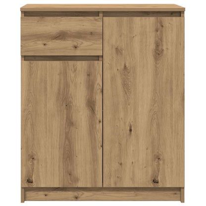 Sideboard with Drawer Artisan Oak 71x35x84 cm Engineered Wood