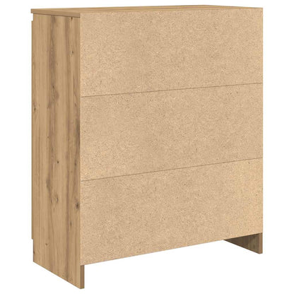 Sideboard with Drawer Artisan Oak 71x35x84 cm Engineered Wood