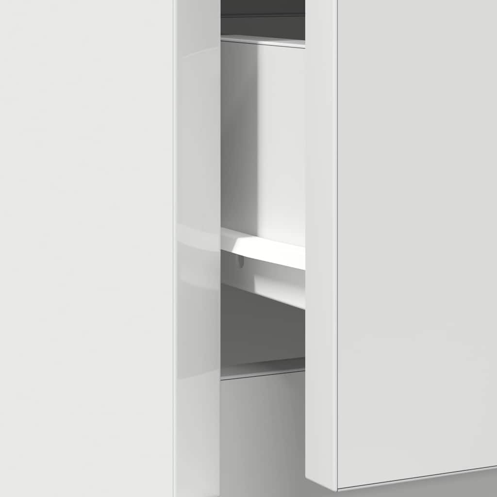 Sideboard with Drawer White 71x35x65 cm Engineered Wood