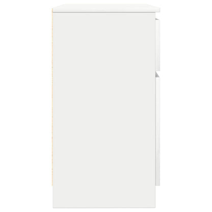 Sideboard with Drawer White 71x35x65 cm Engineered Wood