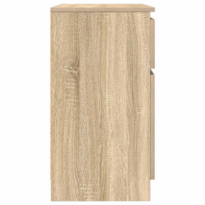 Sideboard with Drawer Sonoma Oak 71x35x65 cm Engineered Wood