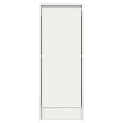 Sideboard White 29.5x34x76 cm Engineered Wood