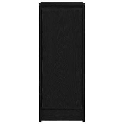 Sideboard Black Oak 29.5x34x76 cm Engineered Wood