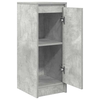 Sideboard Concrete Grey 29.5x34x76 cm Engineered Wood